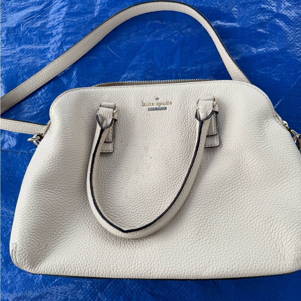 Kate Spade Cream Leather Handbag